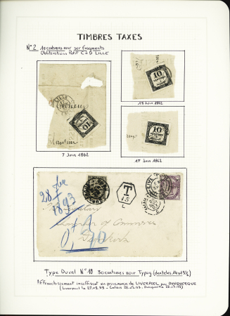 1900-1959, Collection de France en 3 classeurs, avec