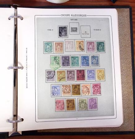 1849-1949, Collection de neufs et d'oblitérés en