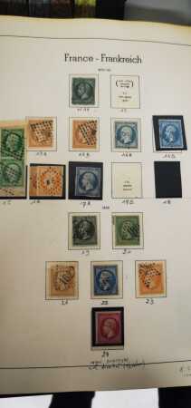 1849-1955, Collection de neufs et d'oblitérés avec