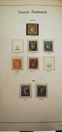 1849-1955, Collection de neufs et d'oblitérés avec