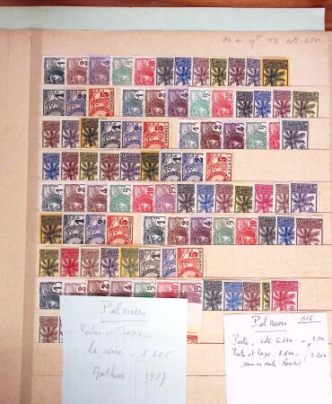 1880-1940, Lot de colonies en deux classeurs, deux chemises