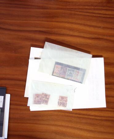 1880-1940, Lot de colonies en deux classeurs, deux chemises