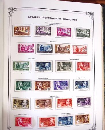 1859-1958, Collection de colonies en deux albums Yvert,