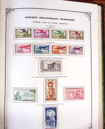 1859-1958, Collection de colonies en deux albums Yvert,