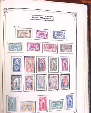1859-1958, Collection de colonies en deux albums Yvert,