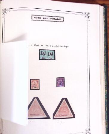 1859-1958, Collection de colonies en deux albums Yvert,
