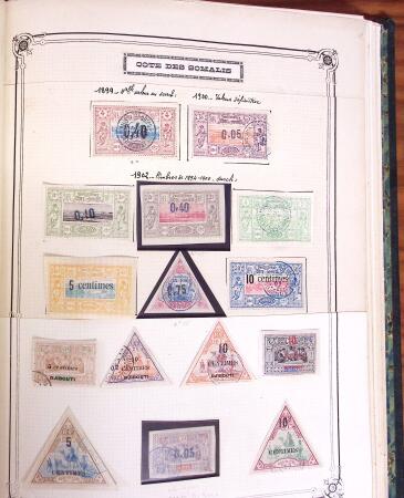 1859-1958, Collection de colonies en deux albums Yvert,