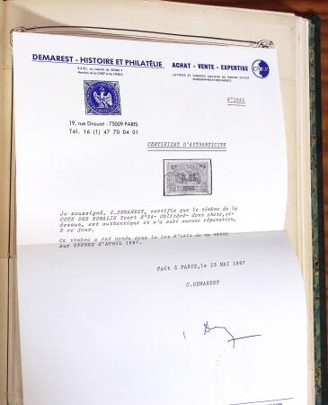 1859-1958, Collection de colonies en deux albums Yvert,