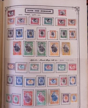 1859-1958, Collection de colonies en deux albums Yvert,
