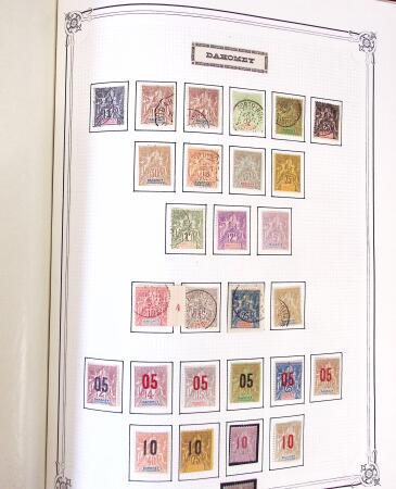 1859-1958, Collection de colonies en deux albums Yvert,