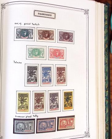 1859-1958, Collection de colonies en deux albums Yvert,