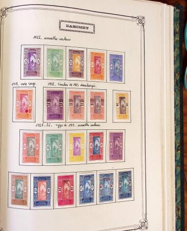 1859-1958, Collection de colonies en deux albums Yvert,