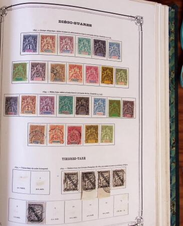 1859-1958, Collection de colonies en deux albums Yvert,