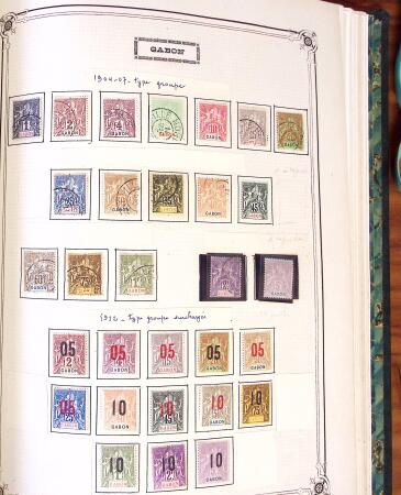 1859-1958, Collection de colonies en deux albums Yvert,