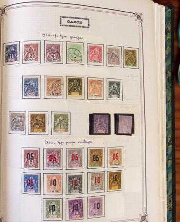 1859-1958, Collection de colonies en deux albums Yvert,