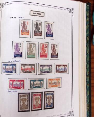 1859-1958, Collection de colonies en deux albums Yvert,