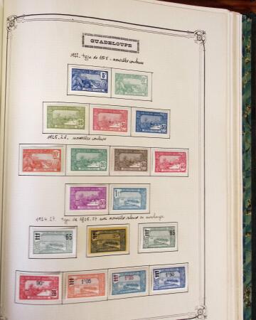 1859-1958, Collection de colonies en deux albums Yvert,