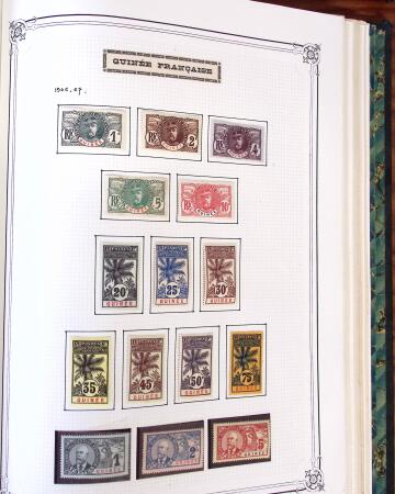 1859-1958, Collection de colonies en deux albums Yvert,
