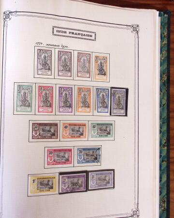 1859-1958, Collection de colonies en deux albums Yvert,