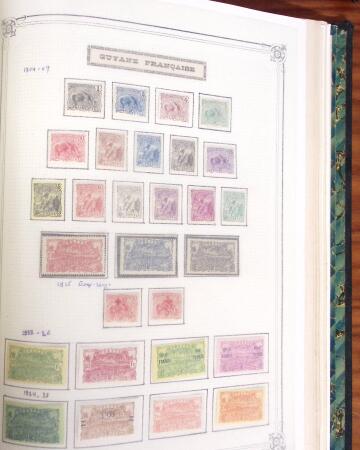 1859-1958, Collection de colonies en deux albums Yvert,