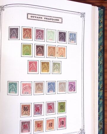 1859-1958, Collection de colonies en deux albums Yvert,