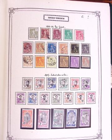 1859-1958, Collection de colonies en deux albums Yvert,