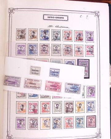 1859-1958, Collection de colonies en deux albums Yvert,