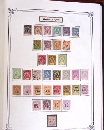 1859-1958, Collection de colonies en deux albums Yvert,