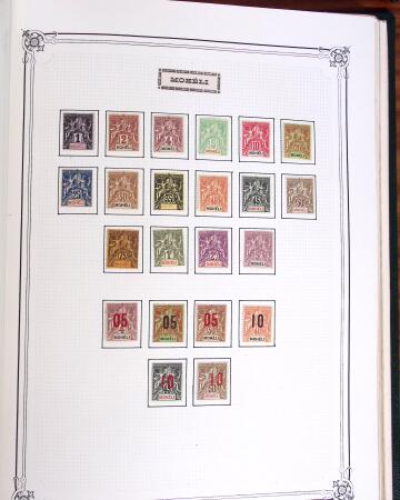 1859-1958, Collection de colonies en deux albums Yvert,