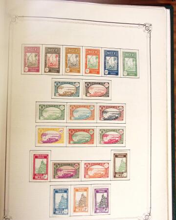 1859-1958, Collection de colonies en deux albums Yvert,