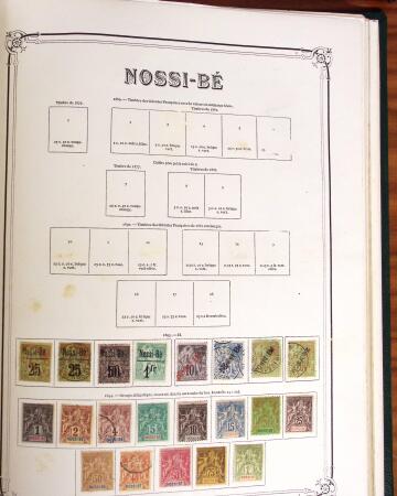 1859-1958, Collection de colonies en deux albums Yvert,
