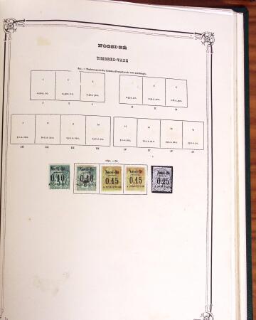 1859-1958, Collection de colonies en deux albums Yvert,
