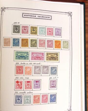 1859-1958, Collection de colonies en deux albums Yvert,