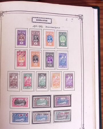 1859-1958, Collection de colonies en deux albums Yvert,