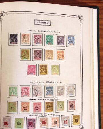 1859-1958, Collection de colonies en deux albums Yvert,
