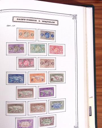 1859-1958, Collection de colonies en deux albums Yvert,