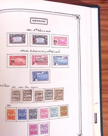 1859-1958, Collection de colonies en deux albums Yvert,