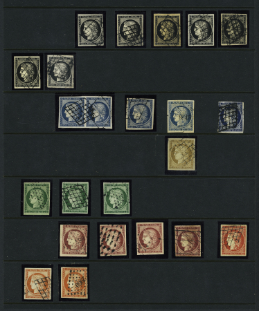 1849-1936, Classeur avec pièces sélectionnées par