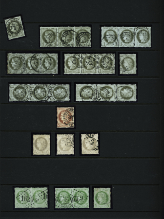 1849-1936, Classeur avec pièces sélectionnées par