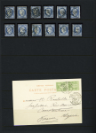1849-1936, Classeur avec pièces sélectionnées par
