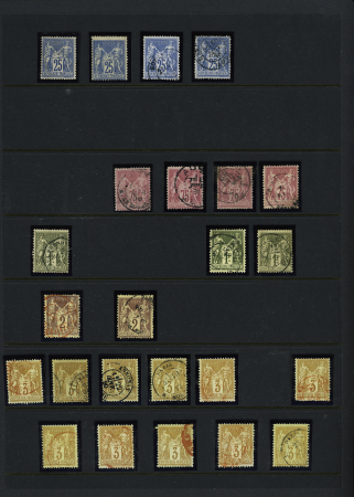 1849-1936, Classeur avec pièces sélectionnées par