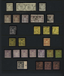 1849-1936, Classeur avec pièces sélectionnées par