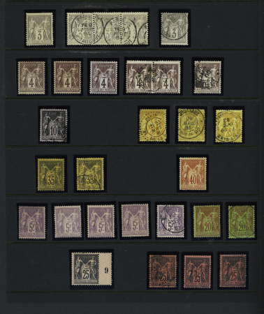 1849-1936, Classeur avec pièces sélectionnées par