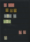 1849-1936, Classeur avec pièces sélectionnées par