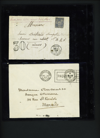 1820-1970, Plus de 220 lettres et cartes d'une variété