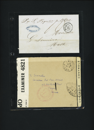 1820-1970, Plus de 220 lettres et cartes d'une variété