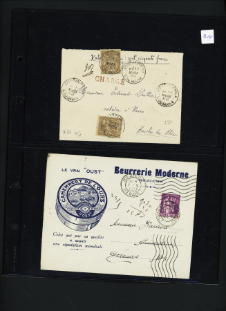1820-1970, Plus de 220 lettres et cartes d'une variété