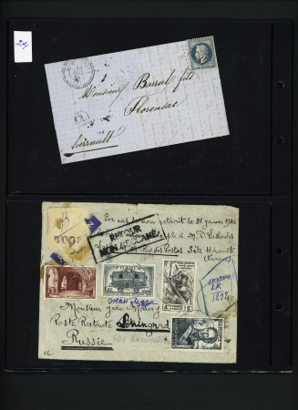 1820-1970, Plus de 220 lettres et cartes d'une variété