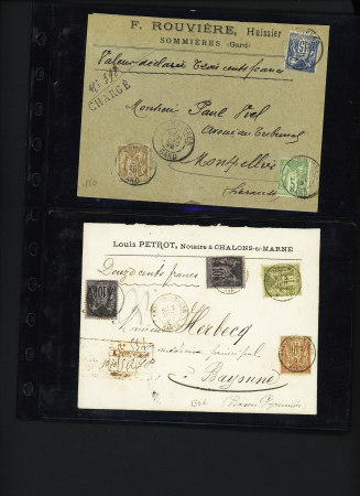 1820-1970, Plus de 220 lettres et cartes d'une variété