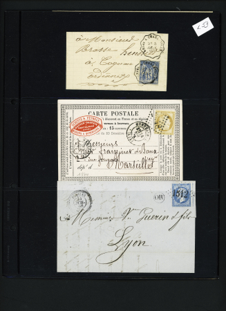 1820-1970, Plus de 220 lettres et cartes d'une variété